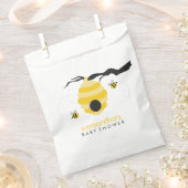 Bumble Bees Baby shower Bedankzakje (Geknipt)