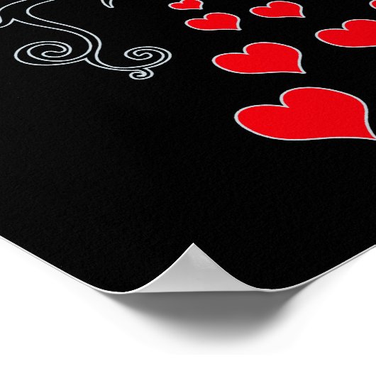 Bumble Bees & Hearts Posters d'Art (Coin)