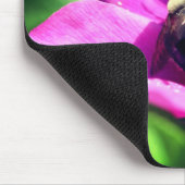 Bumble bei on Roos Flower Muismat (Hoek)