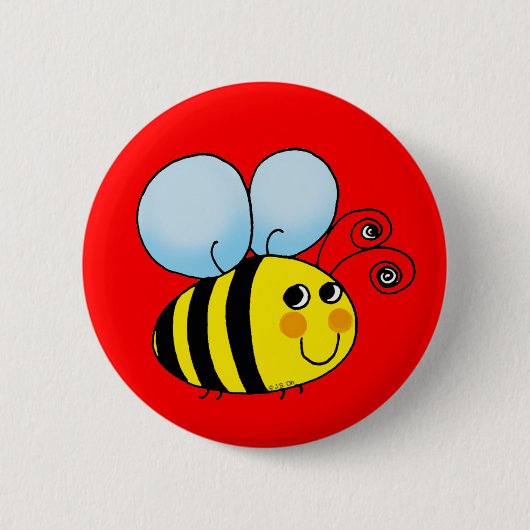 Bumble bei ronde button 5,7 cm (Voorkant)