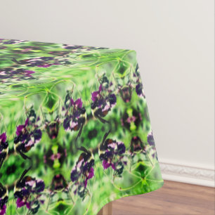 Bumble bek op roze ventiel Sluit Abstract Tafelkleed