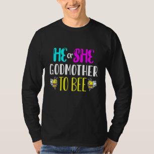 Bumble bijen die hij of zij godmoeder is om sekses t-shirt