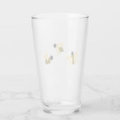 Bumble bijen glas (Achterkant)