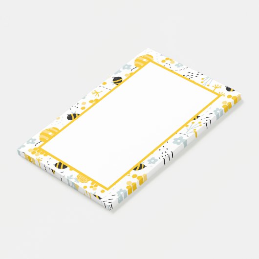 Bumble bijen post-it® notes (Schuin)