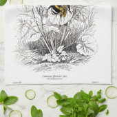 Bumble bijen theedoek (Gevouwen)