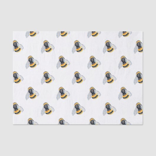 Bumble bijen tissuepapier (Voorkant)
