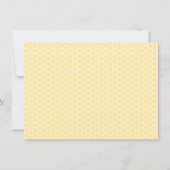 Bumble Bumble Bee Stroller Bébé Douche Invitations (Dos)