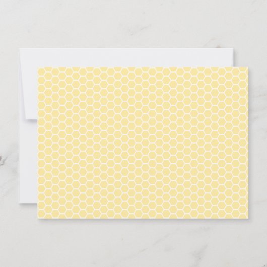 Bumble Bumble Bee Stroller Bébé Douche Invitations (Dos)