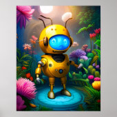 Bumble de robot | Digitaal Kunst Poster (Voorkant)