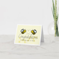 Bumble/Honey Bee Parents Gefeliciteerd Kaart