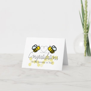 Bumble/Honey Bee Parents Gefeliciteerd Kaart