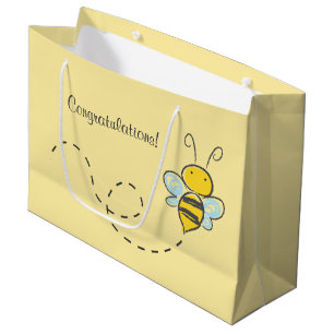 Bumble Jaune Abeille Personnalisé Grand Sac Cadea