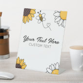 Bumble Miel Abeille Texte Personnalisé Panneau de  (In SItu)