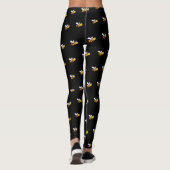 Bumble noir abeilles mignonnes leggings amusants (Dos)