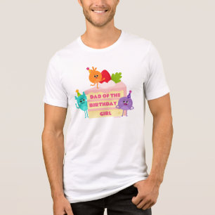 Bumble Nums Cake - vader van het verjaardagsmeis Tri-Blend Shirt
