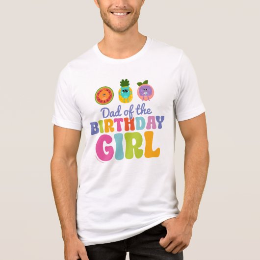 Bumble Nums Summer Birthday Dad Tri-Blend Shirt (Voorkant)