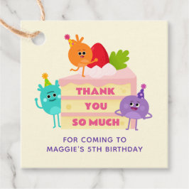 Bumble Nums Verjaardagstaart Bedankt Bedankjes Labels