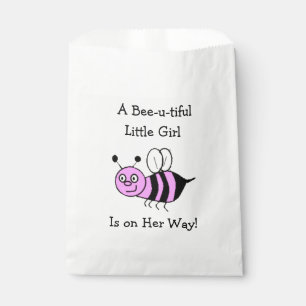 Bumble rose Bee Baby shower Favoriser les sacs