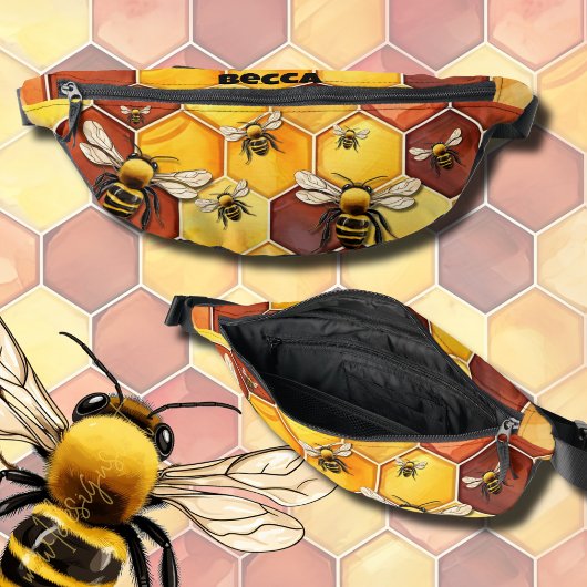 Bumblebebees et Honeycomb Motif