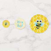 Bumblebee Baby shower personnalisé Confetti (Devant)