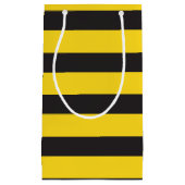 Bumblebee Black Yellow Horizontal Lines Bumble Bee Klein Cadeauzakje (Voorkant)