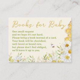 Bumblebee Books for Baby Honeybee Bee Book Request Informatiekaartje