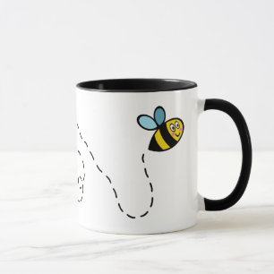 Bumblebee Coeur Motif Combo Mug, 325 ml Mug