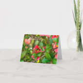 Bumblebee en azalea denken aan uw Kaart (Voorkant)