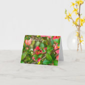 Bumblebee Et Azalea Penser De Vous Carte (Fleur jaune)