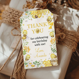 Bumblebee First Bee Day Birthday Party Thank You Cadeaulabel