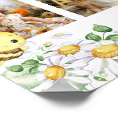 Bumblebee Floral First Year Photo Milestone Poster (Coin)