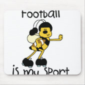 Bumblebee Football Mijn sport Muismat (Voorkant)