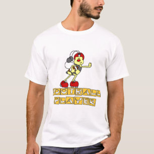 Bumblebee Football Player-overhemden en -cadeaus T-shirt