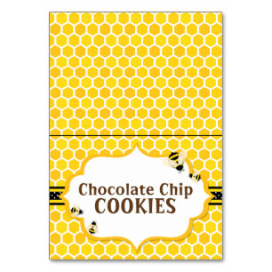 Bumblebee - Gele tentafelkaart Kaart