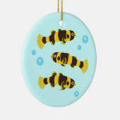 Bumblebee Goby Fish Keramisch Ornament (Rechts)