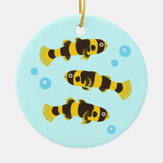 Bumblebee Goby Fish Keramisch Ornament