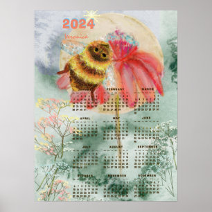 Bumblebee Kalender Groter Poster