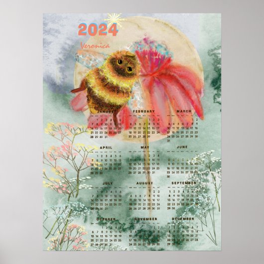 Bumblebee Kalender Groter Poster (Voorkant)