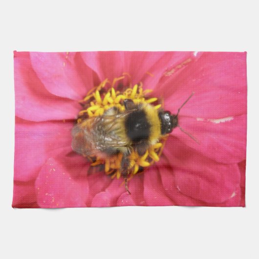 Bumblebee Kitchen Towel Theedoek (Horizontaal)