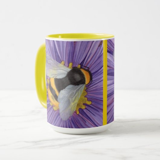 Bumblebee koffie Mok Tea Cup Oorspronkelijke kunst (Voorkant links)