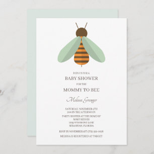 Bumblebee Maman À Être Baby shower Invitation