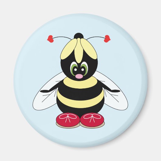 Bumblebee met Flower Pet Magnet Magneet (Voorkant)