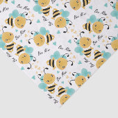 Bumblebee-mijnenpatroon Tissuepapier (Detail)