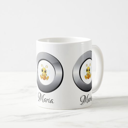 Bumblebee Mug Argent (Devant droit)