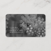 Bumblebee (Natuur) Fotograaf Visitekaartje (Achterkant)