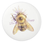 Bumblebee Nursery Knob | Poignée de tiroir en form (Devant)