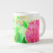 Bumblebee op dandelion extra grote beker (Voorkant rechts)