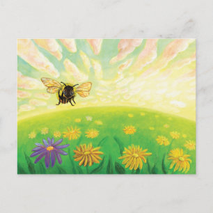 Bumblebee op de horizon feestdagenkaart