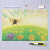 Bumblebee op de horizon tissuepapier (Craft)