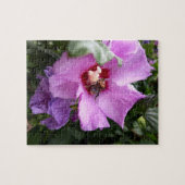 Bumblebee op Hibiscus Flower Legpuzzel (Horizontaal)